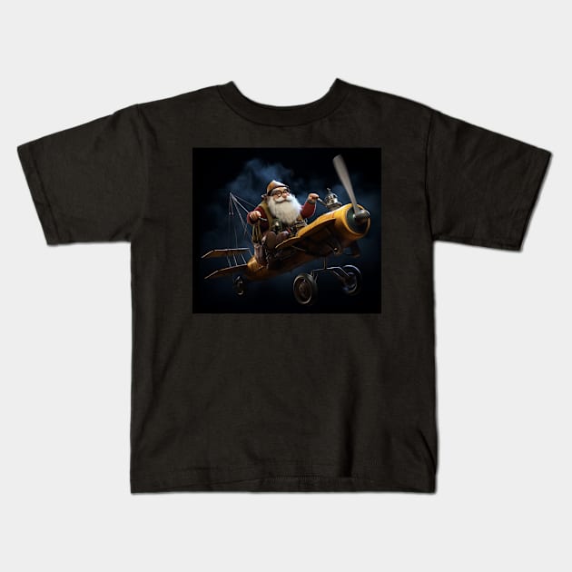 The Ultralight Flying Dwarf Kids T-Shirt by patfish